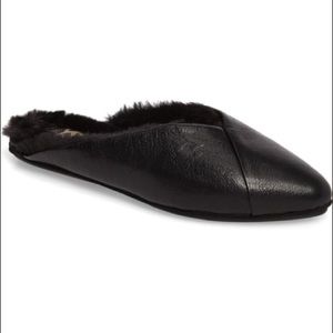 Yosi Samra fur lined mule never been worn